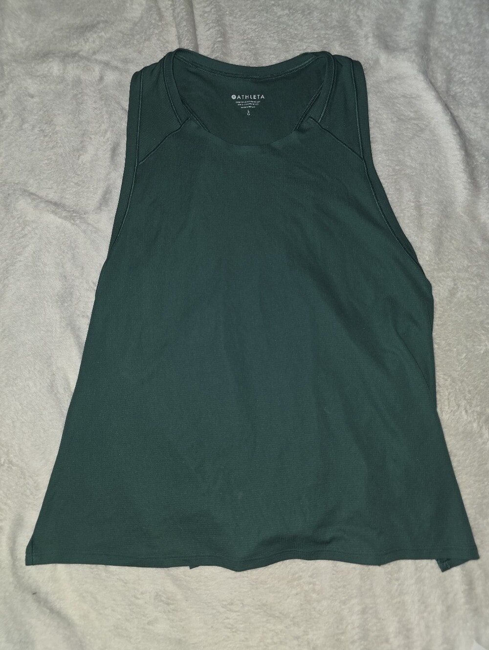 Athleta Green Womens Tank Top Size Large